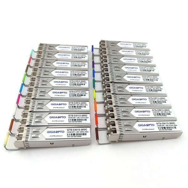 1000Mbps 1270-1610nm SFP CWDM Transceiver SMF 20km For HPE SFP20K-CWxxxx