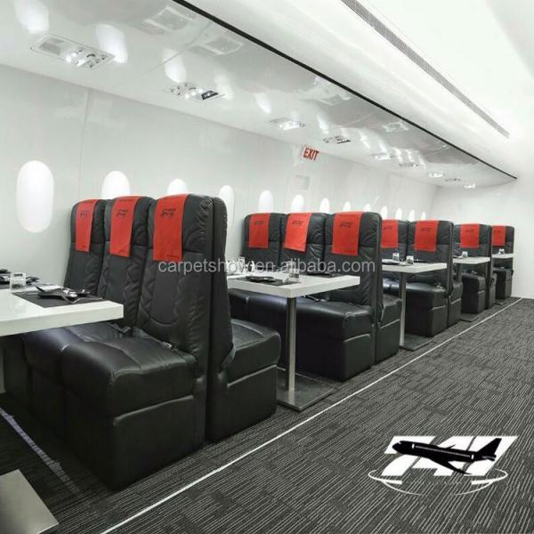 50x50cm Good Ware-Resistant Polypropylene Carpet Tile with PVC Backing