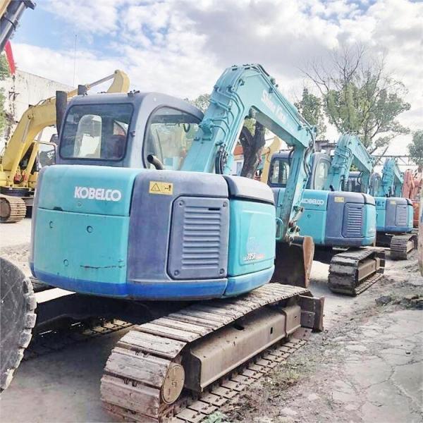 Japão original pista de borracha sk70sr 7 toneladas raspador kobelco sk70sr em boas condições