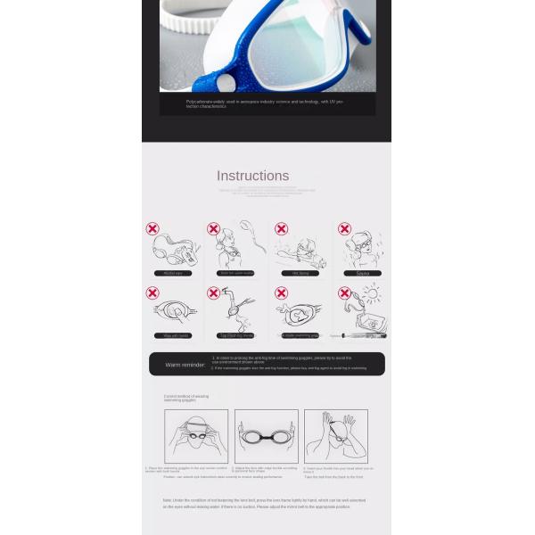 Professional Grade Children s Swimming Goggles for Training and Competitions