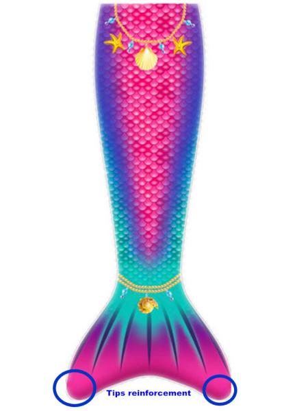 Anti Uv Swimable Mermaid Tail With Tips Reinforcement  / Mermaid School Pools Swimsuit