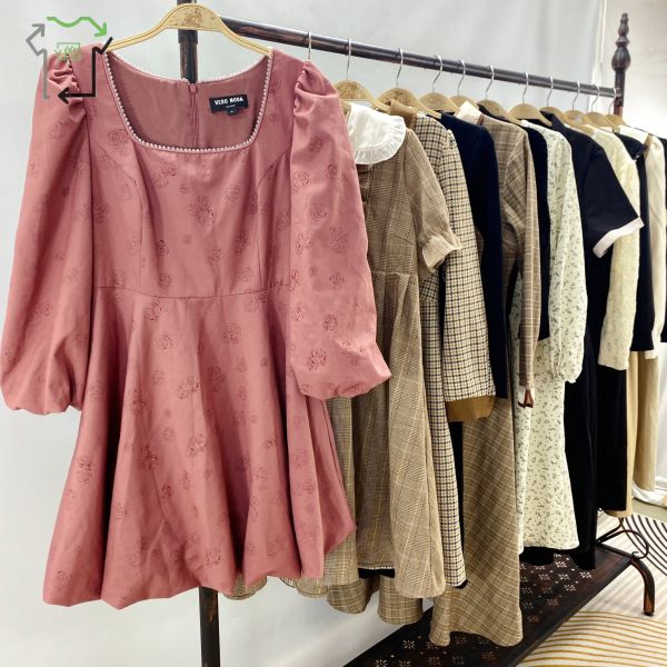Elegant Warm Second Hand Womens Dresses Bulk Ukay Ropa Usada Used Clothes