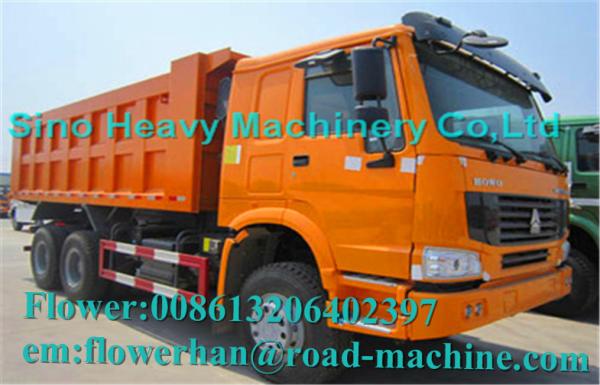 Sinotruck Howo A7 Heavy Dump Truck 6 X 4  Tipper Dumper 40 tons capacity dump truck Euro 2 Engine color green