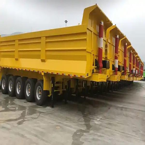 1 Mining Dumper Side Tipper / Rear Dumper Semi Trailer Dump Truck Self-dumping Not