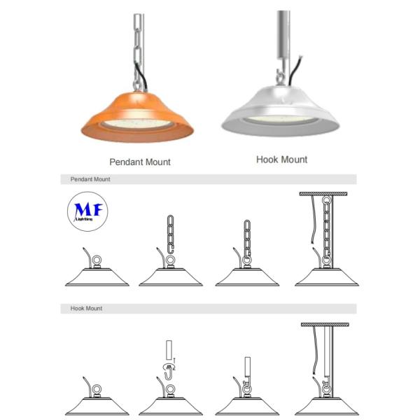 UFO High Bay Lighting LED High Bay Light Сертификат NSF 5 лет Гарантия 100W-240W IP65 с датчиком для торгового центра