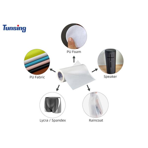 TPU Hot Melt Film Double Side Adhesive Film High Strength Glue Hot Melt Adhesive Film Roll Lamination Material for Leather PVC