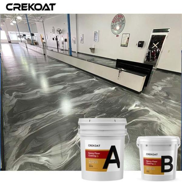 住宅の金属エポキシの床のコーティングは三次元効果を作成する