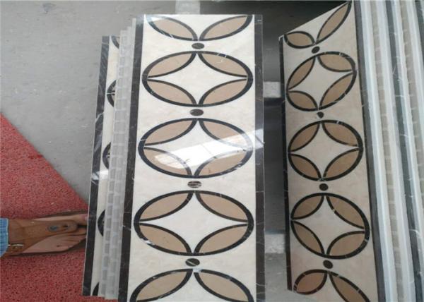 10x60cm Natural Building Stone Water Ject Marble Omposited With Ceramic Tiles