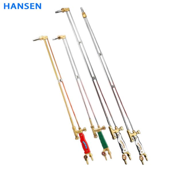 Long Bar Gas Cutting Torch, Extra Long Oxyacetylene Cutting Gun, Injector Type Extended Gas Cutter Torch for Welding & Cutting Work