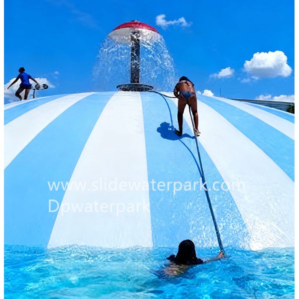 Petites fontaines champignon en fibre de verre pour manèges d'amusement pour enfants