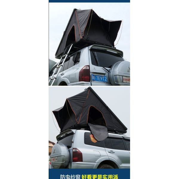 Outdoor 4x4 Waterproof Aluminum Hard Shell Triangle Rooftop Tent for 4 People Sale Car Roof Top Camping Tent