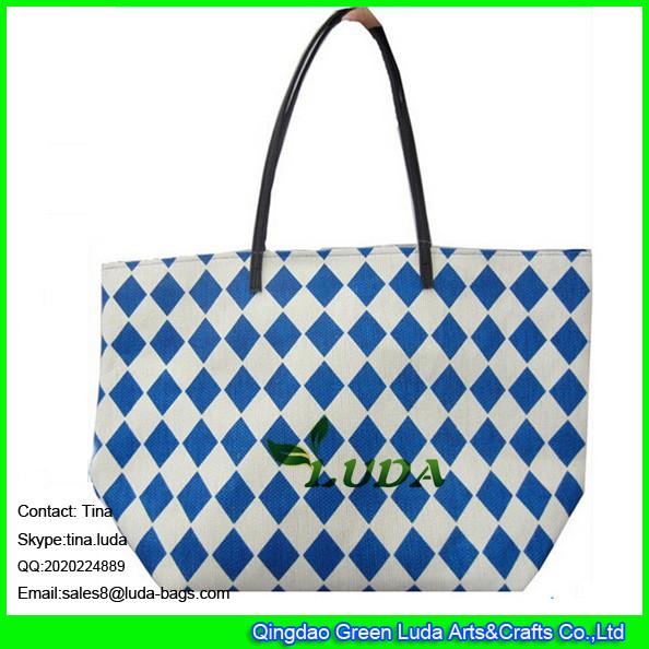 LUDA summer women straw handbags cheap beach paper straw bags