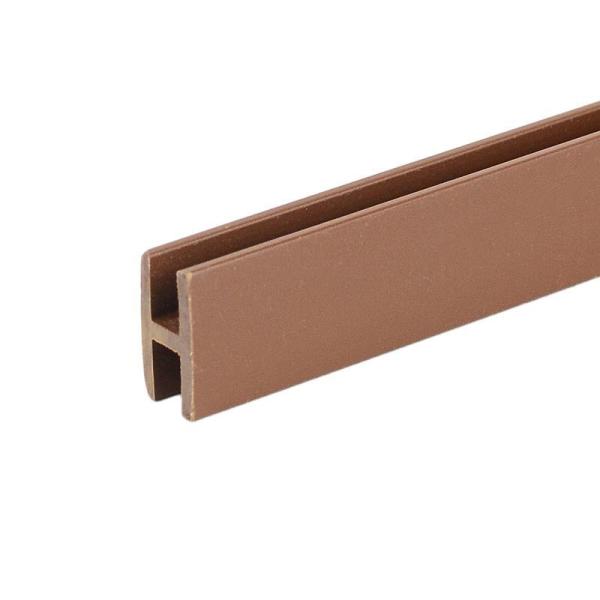 Couleurs en forme de muti Casement rigide extrudé coulissante cadre en plastique décoré