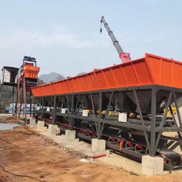 Mini Ready Mix Concrete Plant Skip Type Concrete Mixing Plant Machine