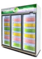 Refrigerar de ar frio comercial do refrigerador da bebida da baixa porta de vidro de E N