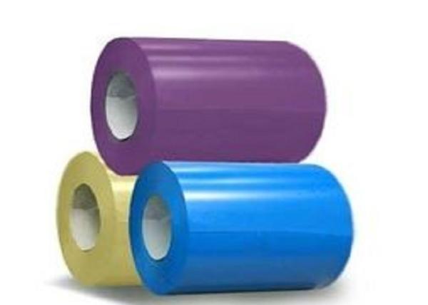 High Strength Prepainted Steel Coil , Color Coated Steel Coil JIS G3312 ASTM G550