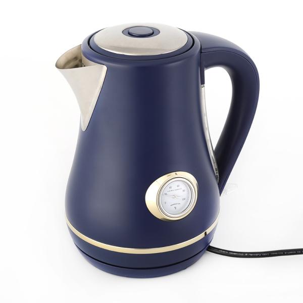 Кухонный прибор 1.7l Малый нержавеющий сталь чайник 1500w с температурным диалогом