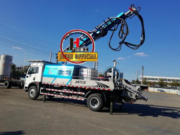 JIUHE BRAND JGHP30 Truck-Mounted Concrete Wet Spraying Trolley For Tunnel Construction And Mining