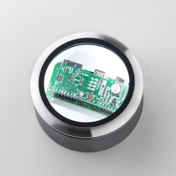 Super Aluminum K9  Magnifier with 3 X Rotary Zoom Type-C Rechargeable Push Control Brightness