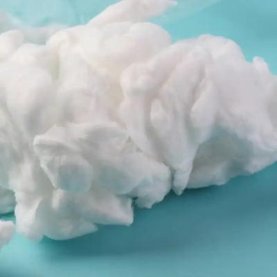 FDA Safety Standard Raw Cotton Wool with Whiteness 83-95 and Bleached Pattern