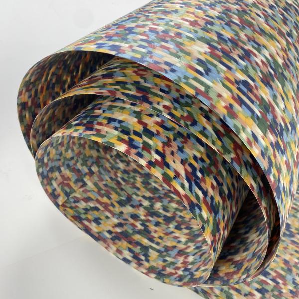 Новый дизайн искусственный красочный пятна деревянный фанера для ювелирных изделий коробка автомобиля интерьер домашнее убранство 2500 * 640 мм