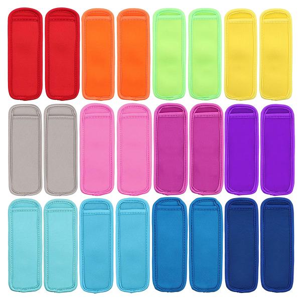Factory Price Ice Pop Sleeves Antifreezing Popsicle Holders Bags Neoprene Insulator Sleeves Freezer Ice Pops Holder