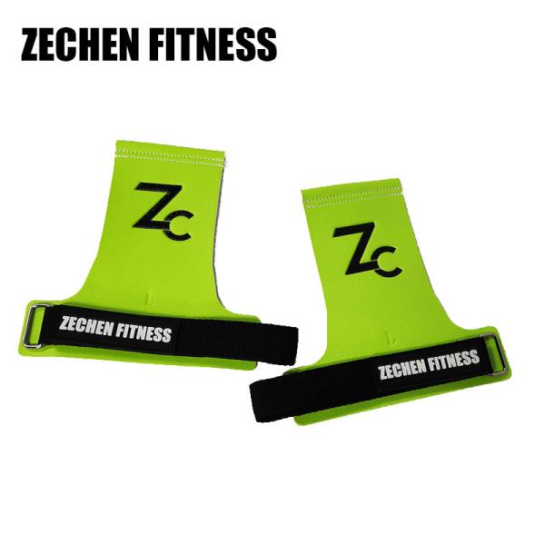 Green Gymnastic Gloves For Crossfit Carbon Palm Calisthenics Hand Grips Protect