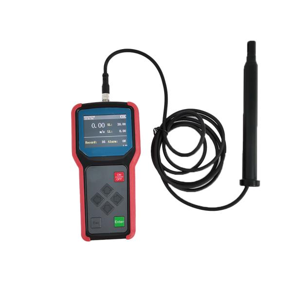 Anemómetro digital portátil WS-40 para la medición de la velocidad del aire