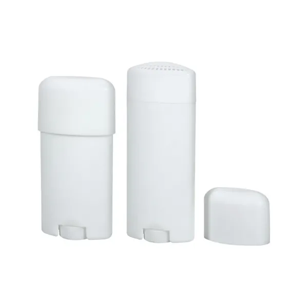 Empty White Stick Eco Deodorant Stick Solid Deodorant Container Refillable Deodorant Stick