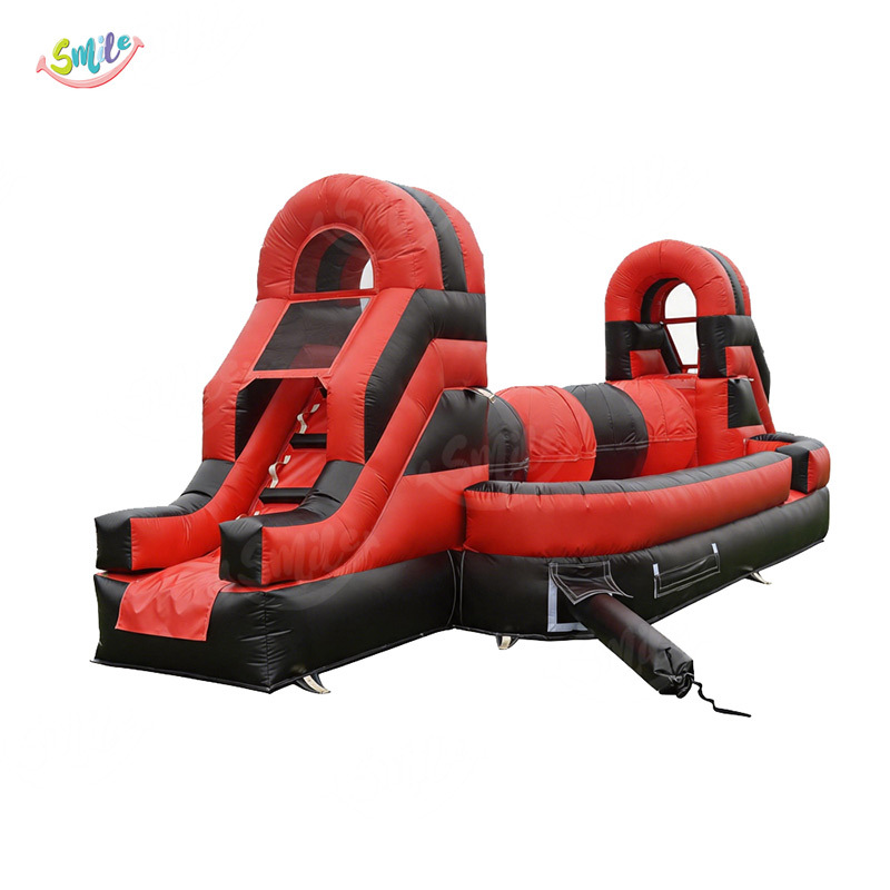 Commercial Inflatable Leaps And Bounds Big Baller Obstacle Course Jumping Ball Game For Party Rental Events