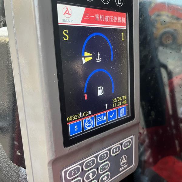 Hydraulic SY365H Used SANY Excavators 212kw Rated Power Large Size Digger Good Condition