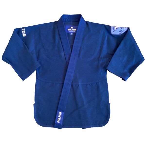 380gsm Pearl Weave 100% Cotton Custom Embroidered BJJ Gi Brazilian Jiu Jitsu Uniform for Kids