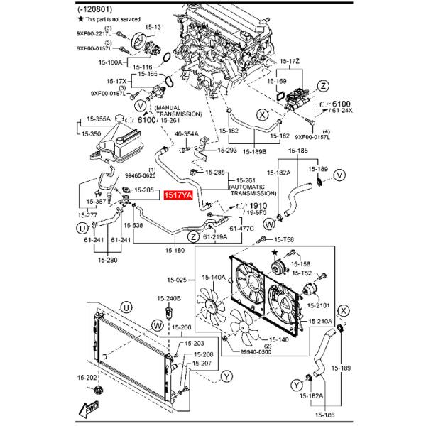 Sistemas de refrigeración automotriz LFDV-15-17Y Radiador de automóviles Relleno de refrigerante Cuello del tanque de agua tapa del radiador LFDV1517Y para MAZDA 5 CW LFX 2010-2015