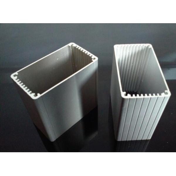 6063 T5 Silver Anodizing Aluminum Extrusion Profiles for End Caps Aluminum Punching Parts