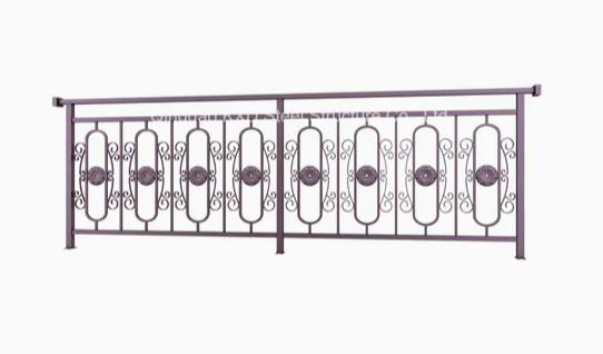 ISO Certificate Handrail Stairway Metal Stair Iron Hand Rail