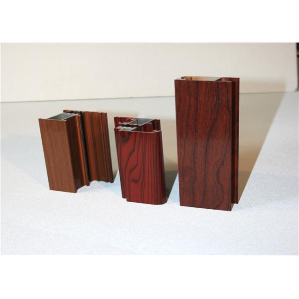 6060 T5 3.0MM Wood Grain Finish On Aluminum Door Frame
