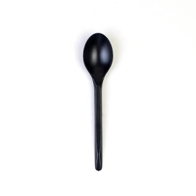100pcs/Box Disposable Cutlery Heavy Duty Ice Cream Spoon 13cm Length