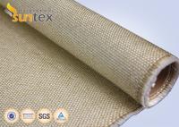 Heavy Duty Vermiculite Coated Fiberglass Industrial Welding Fire Blanket Roll 800 C Resistance