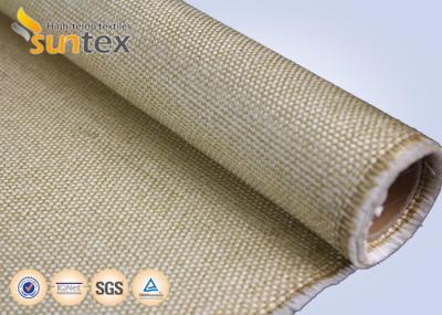 Heavy Duty Vermiculite Coated Fiberglass Industrial Welding Fire Blanket Roll 800 C Resistance