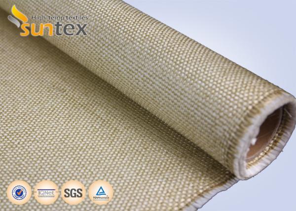Heavy Duty Vermiculite Coated Fiberglass Industrial Welding Fire Blanket Roll 800 C Resistance