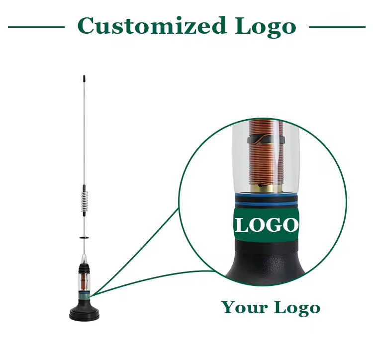 Outdoor Omnidirectional Car Antenna 27MHz VHF UHF CB Antenna Weatherproof HT-C875