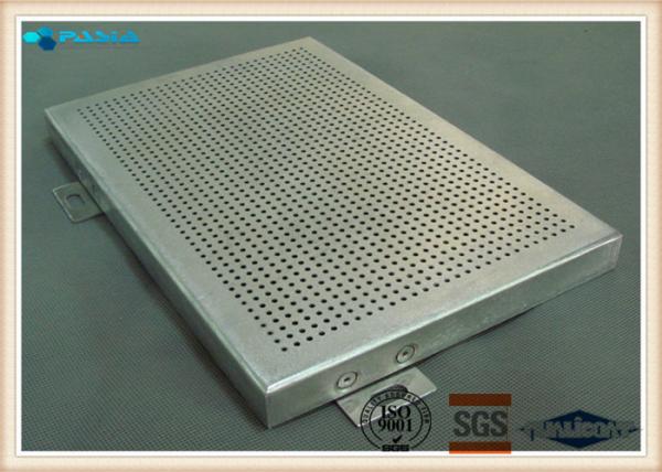 Indoor Decoration Aluminum Veneer Panel , Custom Cut Aluminum Sheet For Curtain