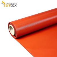 O silicone 580g vermelho revestiu a tela da fibra de vidro para as tampas do calor do motor