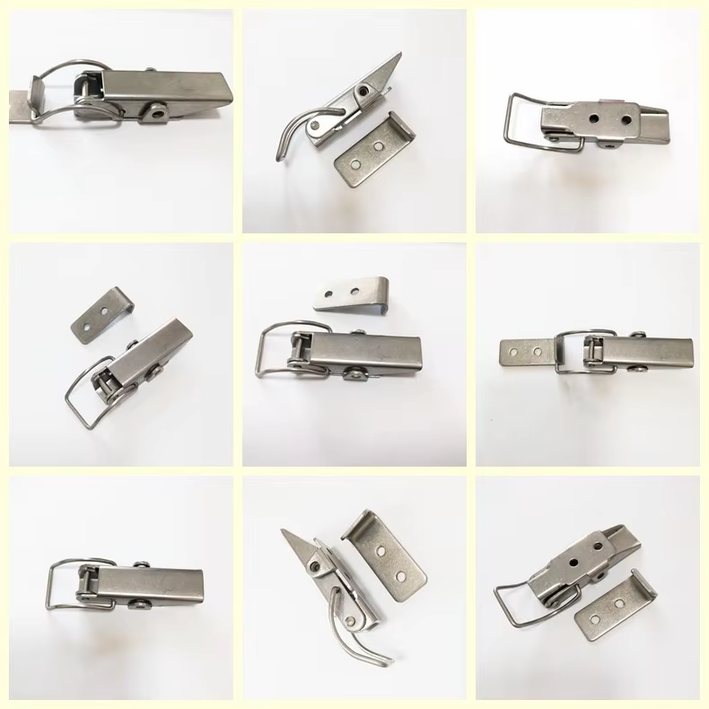 Stainless Steel Push Door Toggle Latch for Truck for Tool Box Lock Cylinders