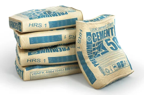 Portland Cement Bags 50kg Fabric Woven Cement Packaging Bags Polypropylene Sacks