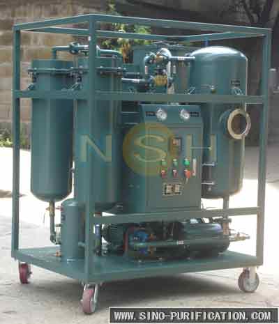 Dehydration Turbine Vacuum Oil Purifier 18000L/H 18kW