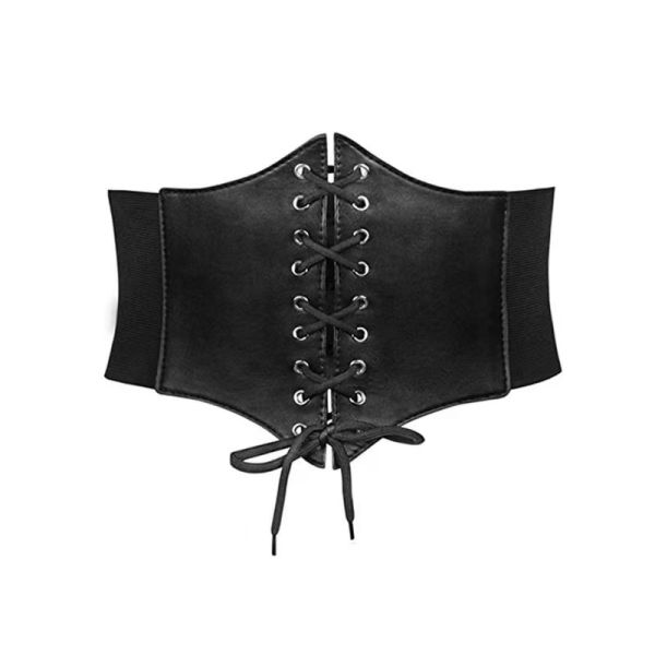 Retro ultra-wide waist-cinching high-waist belt fashion accessory cosplay knight dress medieval European women's costume
