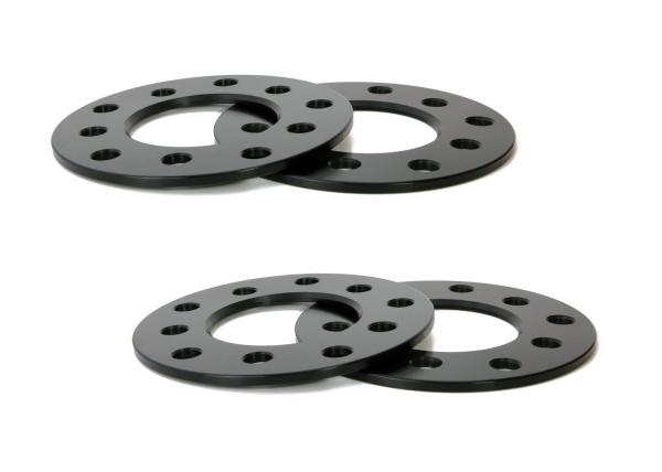 1/4 Black 5x5 & 5x5.5 Flat Wheel Spacers for Dodge Ford Chevy Chrysler