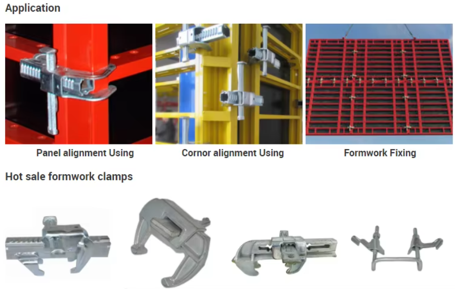 Construction Formwork Accessories Pressed BFD Panel Clamp