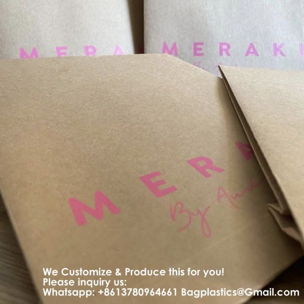 Luxury Paper Envelope, Kraft Envelope, Cotton Flap Handbag Tote Bag Packaging Envelop Bag Organic Cotton Clothing Gifts Natural Storage Cotton Canvas Dust Pouch